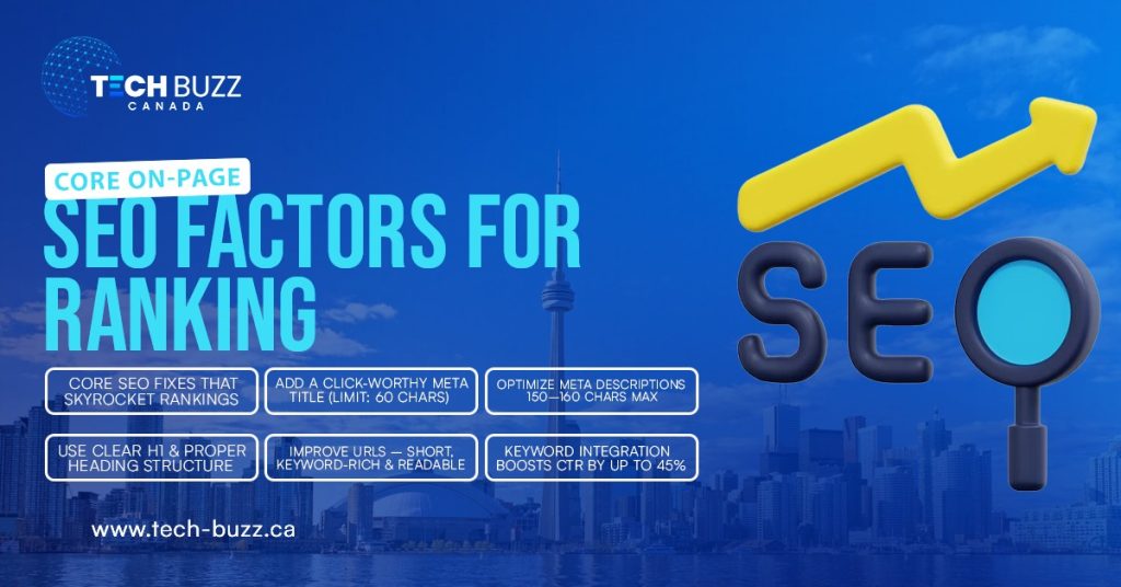 Core On-Page SEO Factors