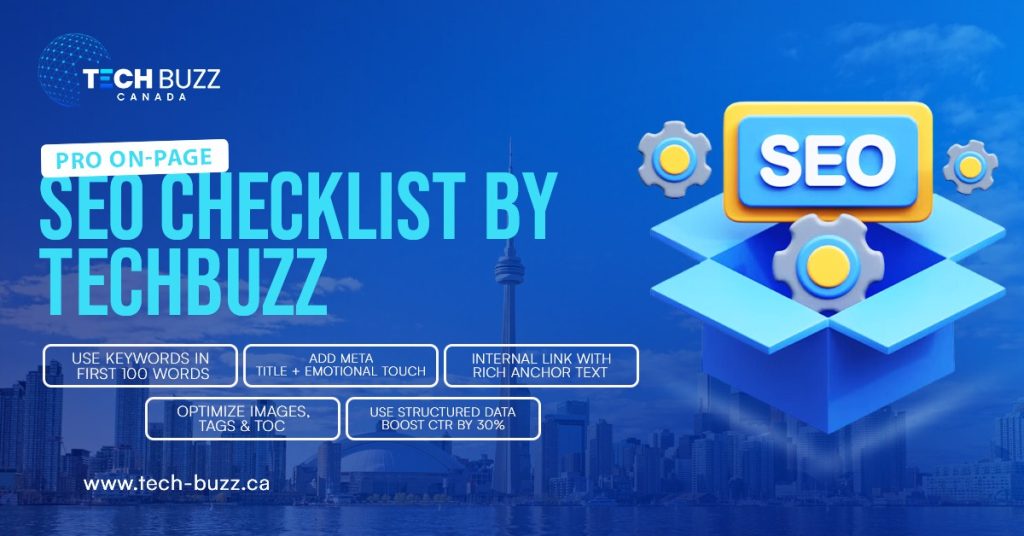 On-page SEO Checklist
